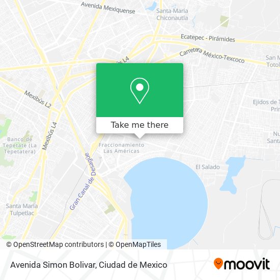 Mapa de Avenida Simon Bolivar