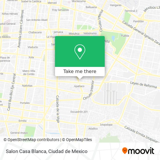 Salon Casa Blanca map
