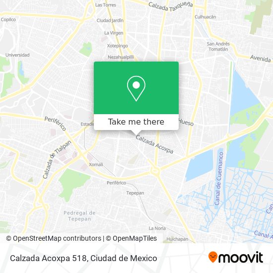 Calzada Acoxpa 518 map