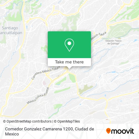 Comedor Gonzalez Camarena 1200 map