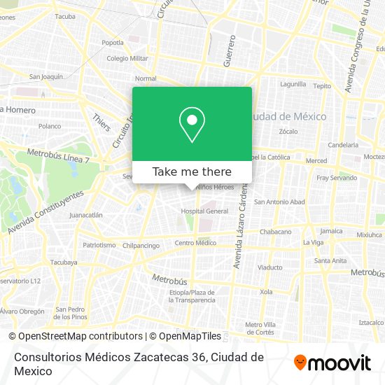 Consultorios Médicos Zacatecas 36 map