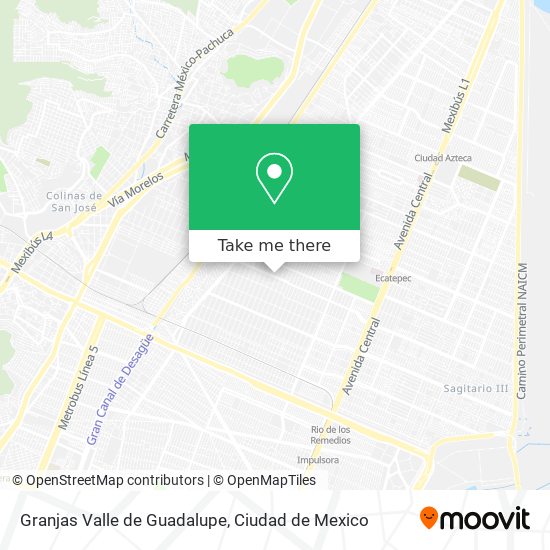 Granjas Valle de Guadalupe map