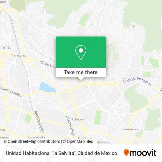 Unidad Habitacional "la Selviita" map