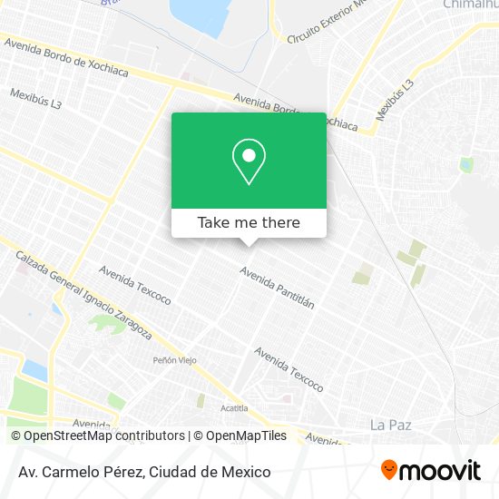 Av. Carmelo Pérez map