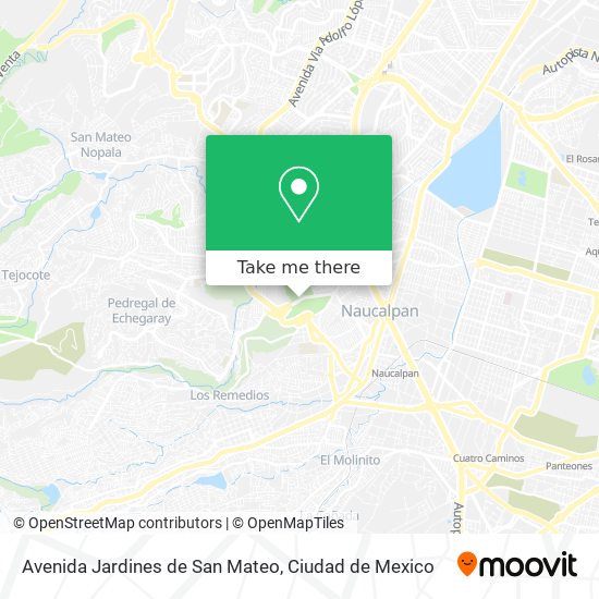 Avenida Jardines de San Mateo map