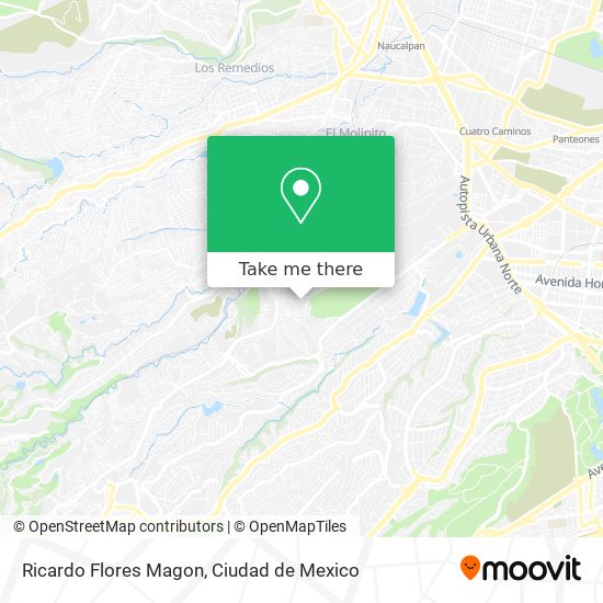 Ricardo Flores Magon map