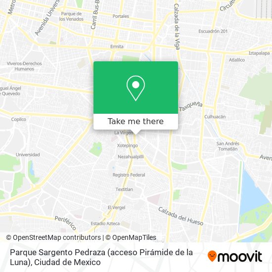 Parque Sargento Pedraza (acceso Pirámide de la Luna) map