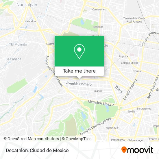 Mapa de Decathlon