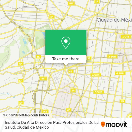 Instituto De Alta Direccion Para Profesionales De La Salud map