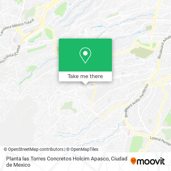 Planta las Torres Concretos Holcim Apasco map