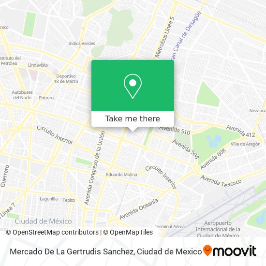 Mapa de Mercado De La Gertrudis Sanchez