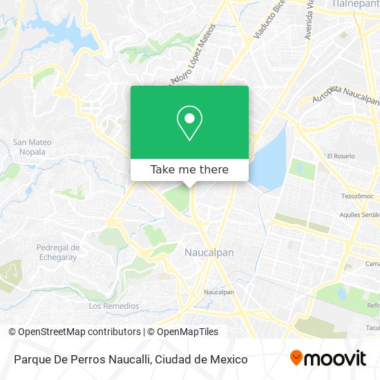 Parque De Perros Naucalli map