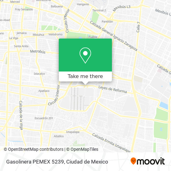Gasolinera PEMEX 5239 map