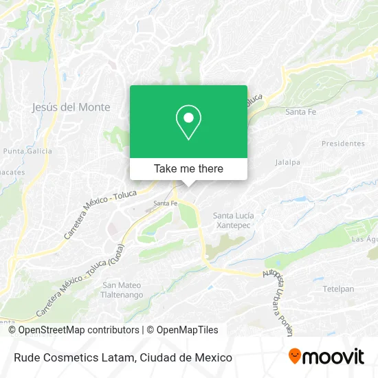 Rude Cosmetics Latam map