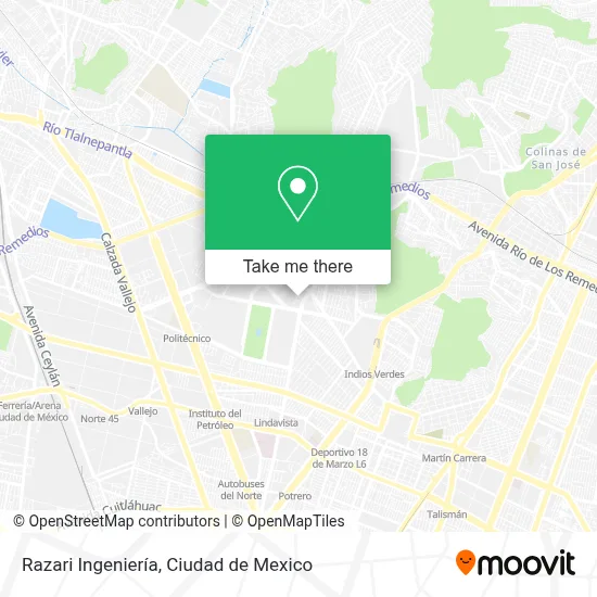 Razari Ingeniería map