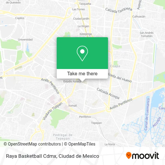 Raya Basketball Cdmx map
