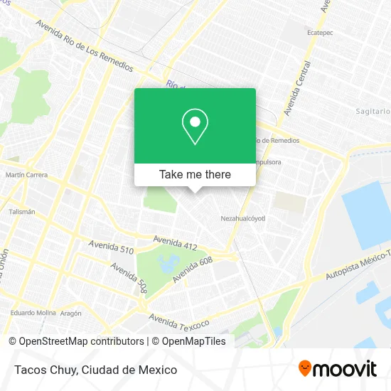 Tacos Chuy map