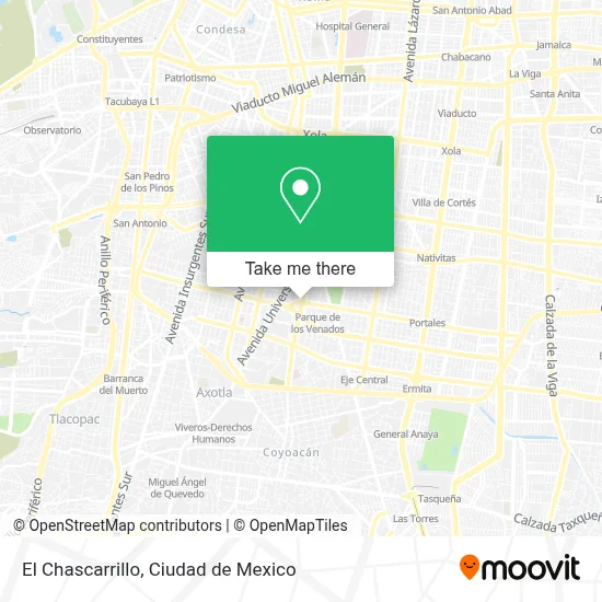El Chascarrillo map