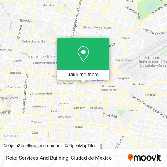 Roka Services And Building map
