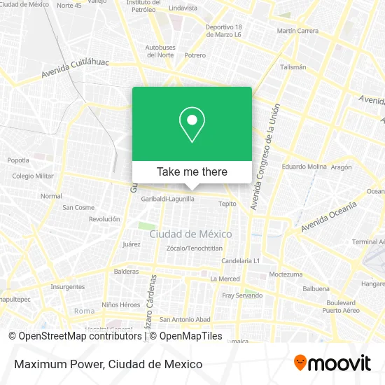 Maximum Power map