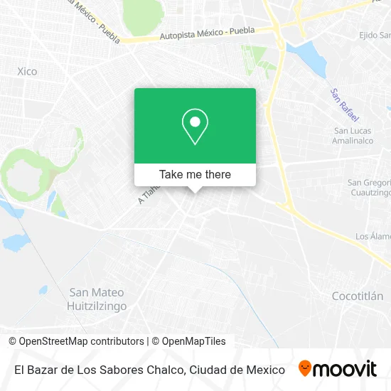 El Bazar de Los Sabores Chalco map