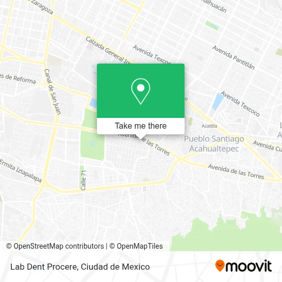 Lab Dent Procere map