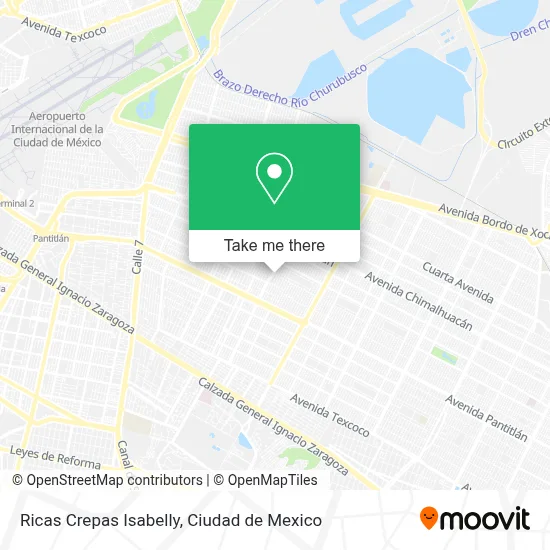 Ricas Crepas Isabelly map