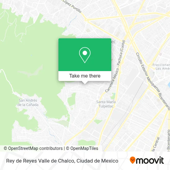 Rey de Reyes Valle de Chalco map