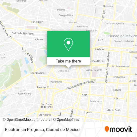 Electronica Progreso map