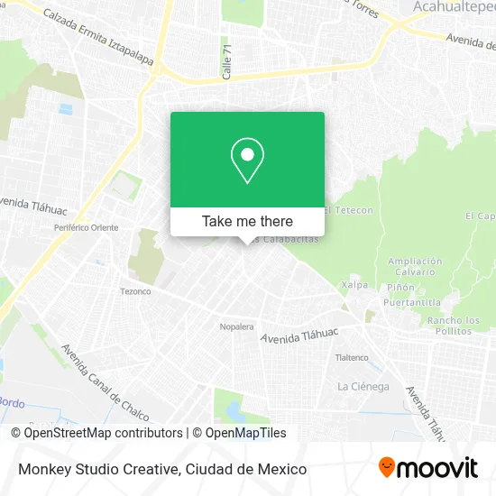 Monkey Studio Creative map