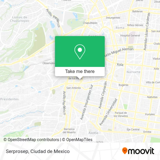 Serprosep map