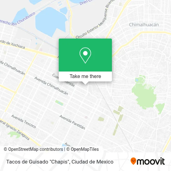 Tacos de Guisado "Chapis" map
