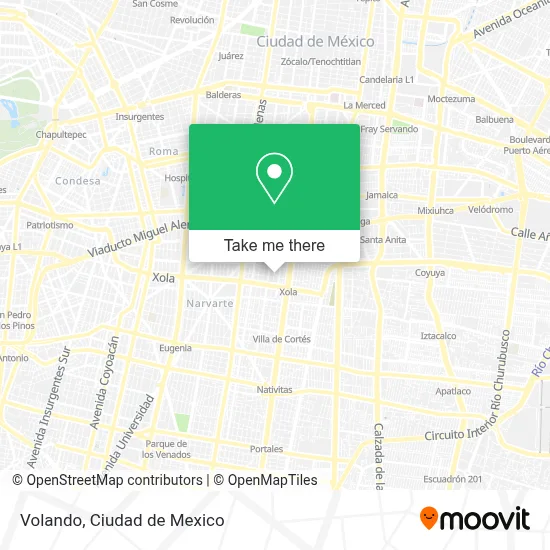 Volando map