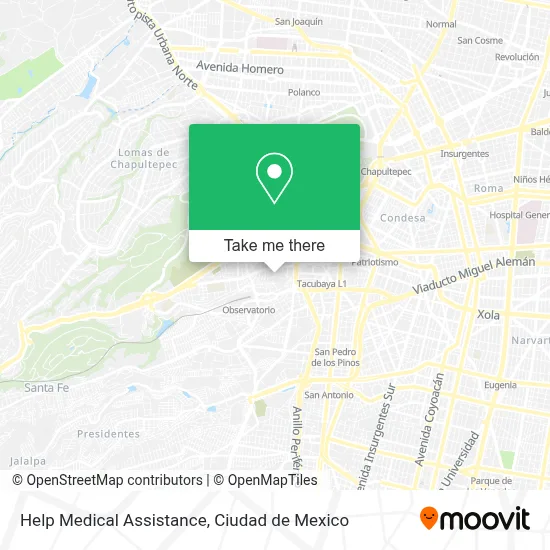 Help Medical Assistance map