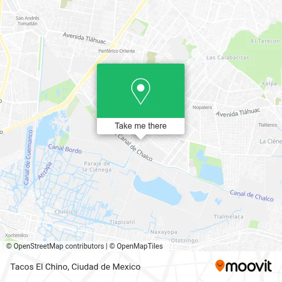 Tacos El Chino map