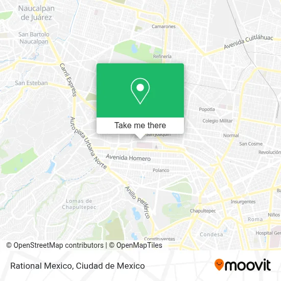 Rational Mexico map