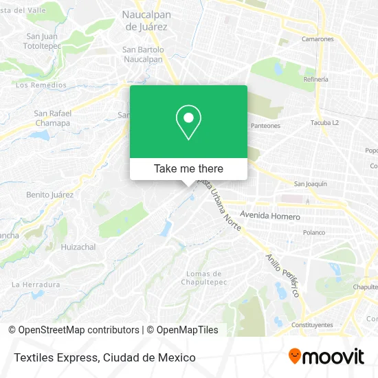 Textiles Express map