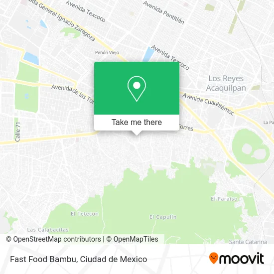 Fast Food Bambu map
