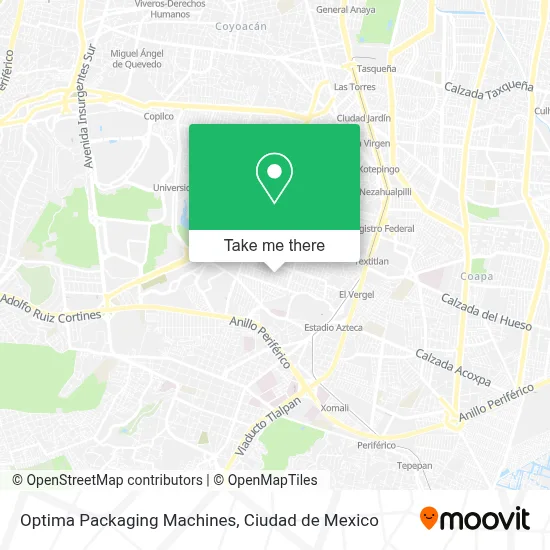 Optima Packaging Machines map