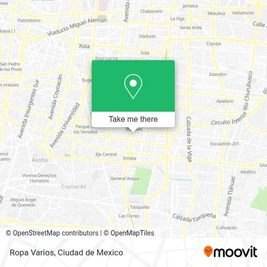 Ropa Varios map