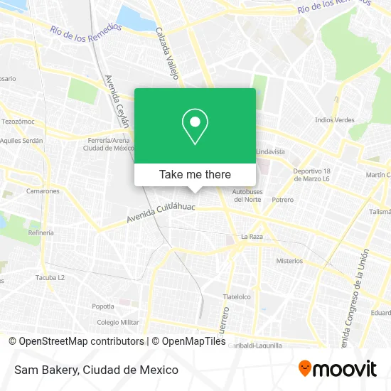 Sam Bakery map