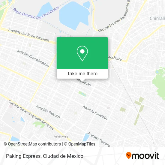 Paking Express map