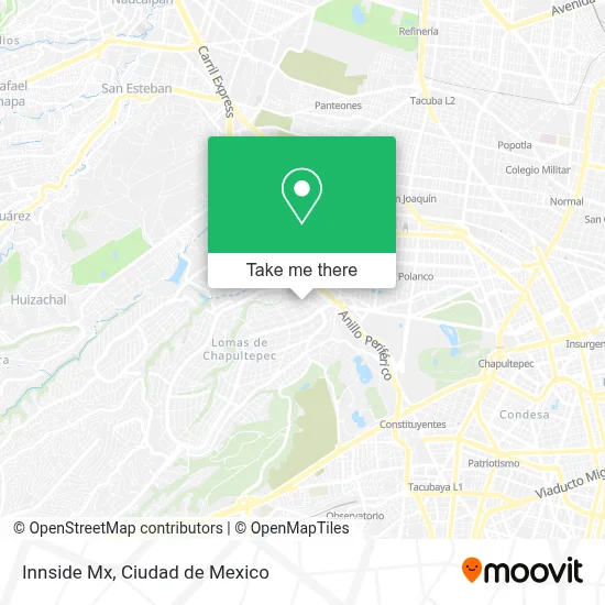 Innside Mx map