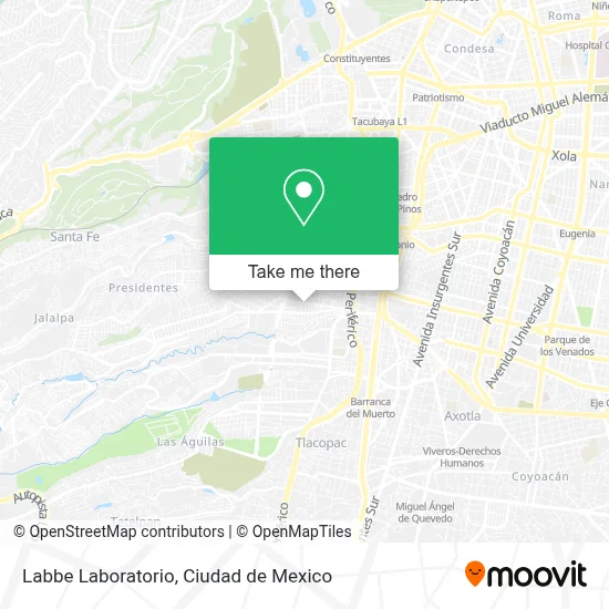 Labbe Laboratorio map