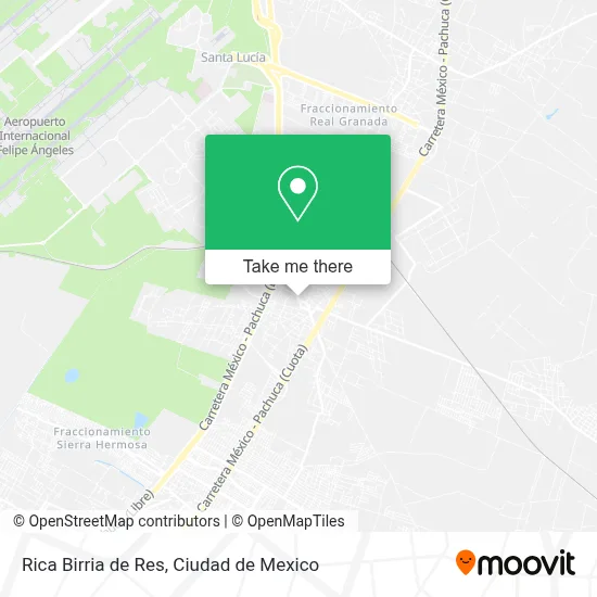 Rica Birria de Res map