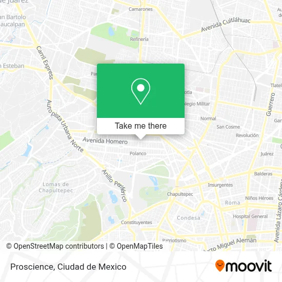 Proscience map