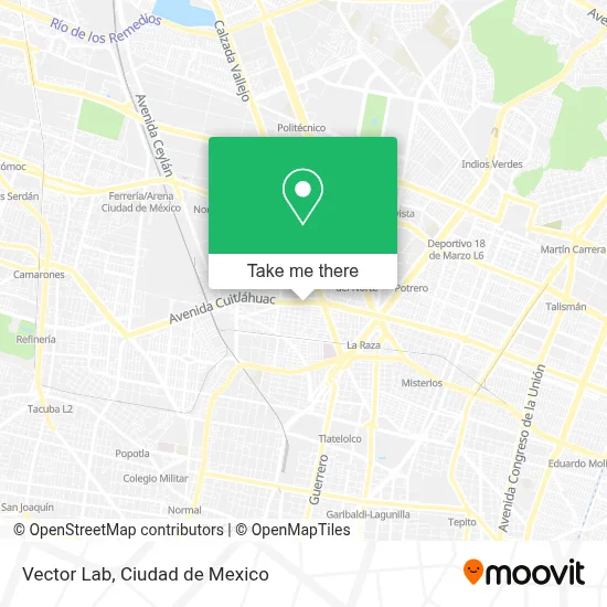 Vector Lab map