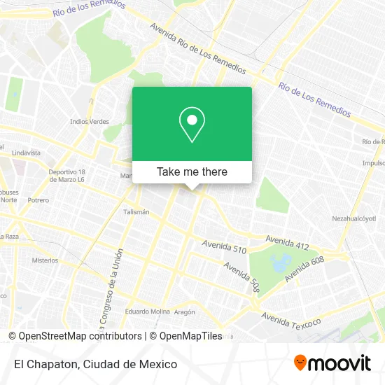 El Chapaton map
