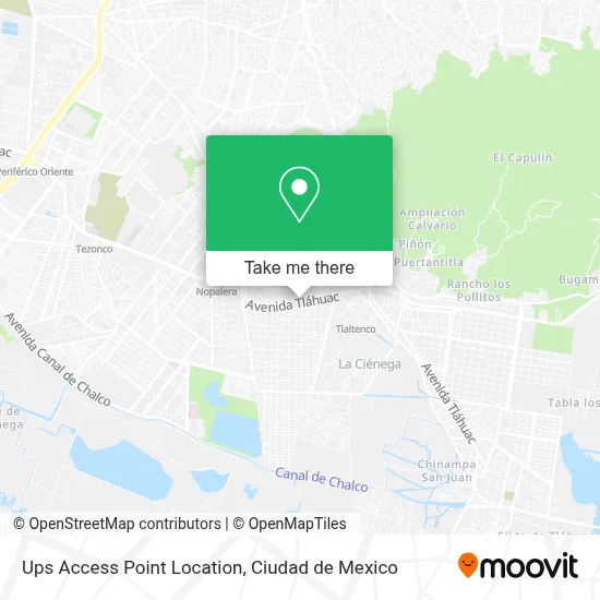 Ups Access Point Location map