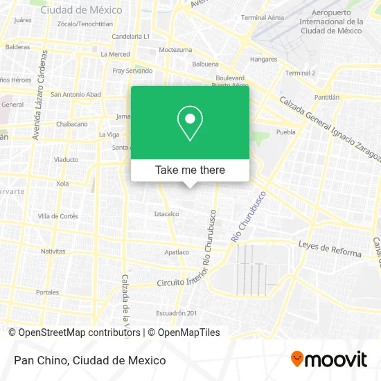 Pan Chino map